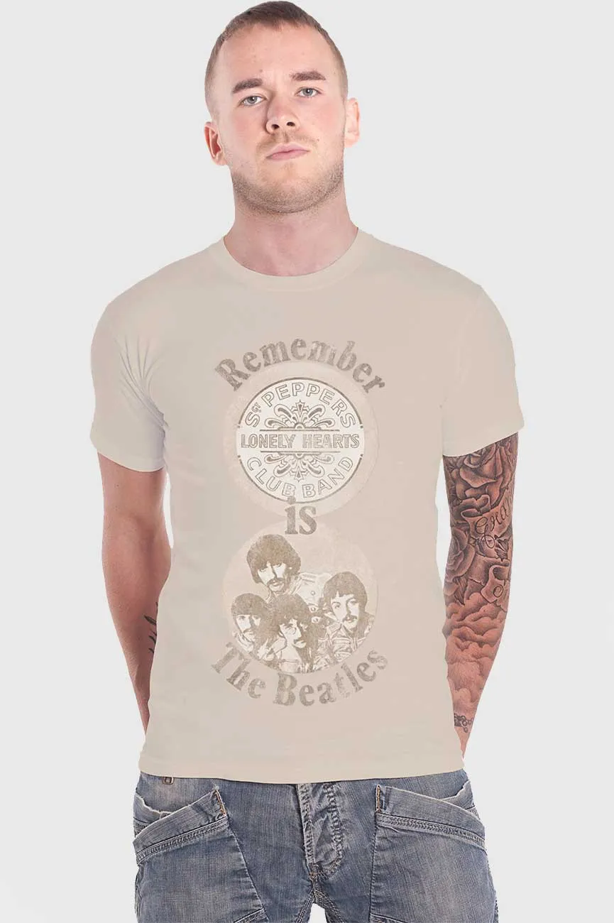 The Beatles Remember Sgt Pepper Lonely Hearts Tee sold by Paradiso Clothing