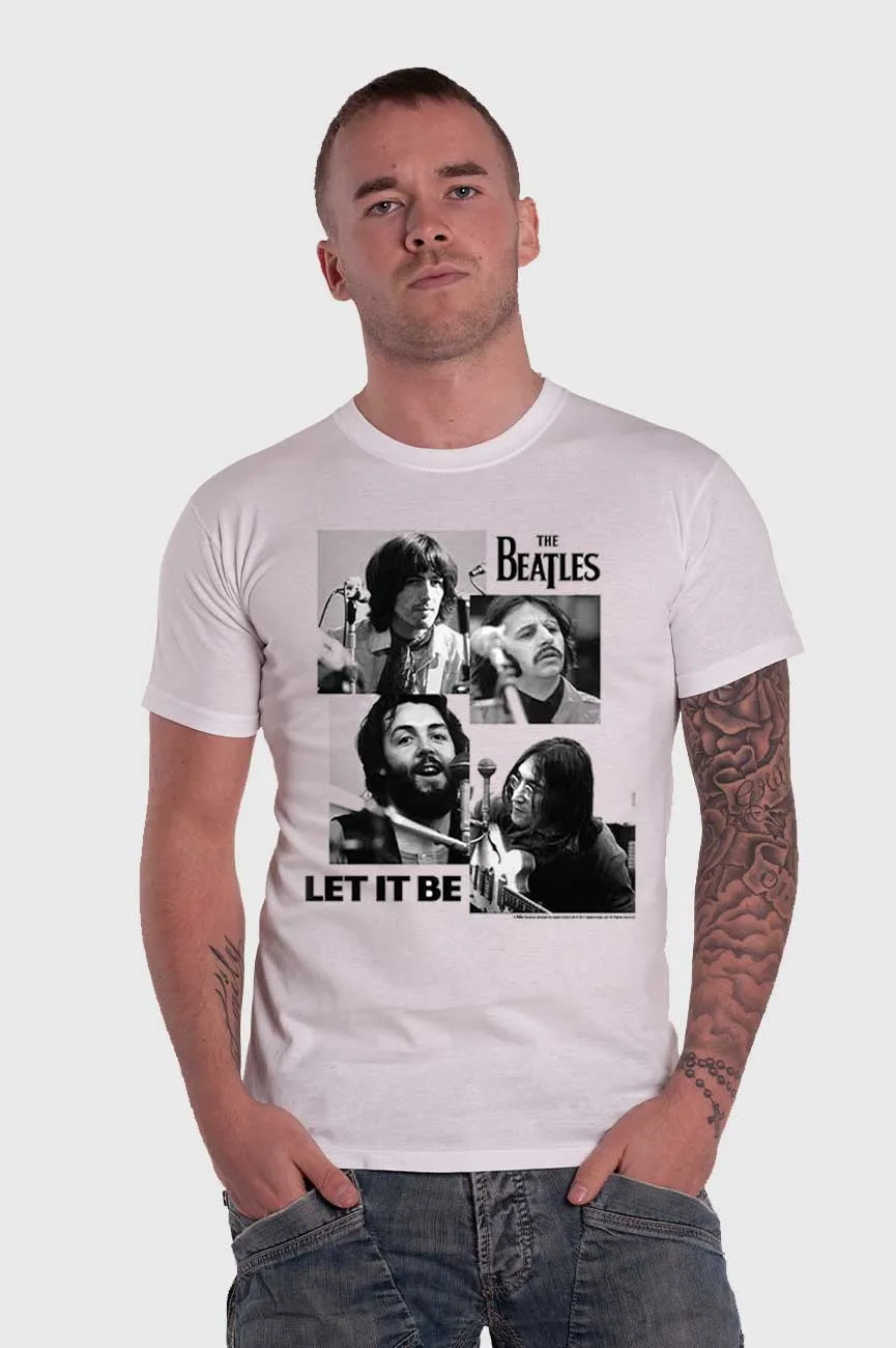 The Beatles Let It Be Album Stencil T Shirt sold by Paradiso Clothing