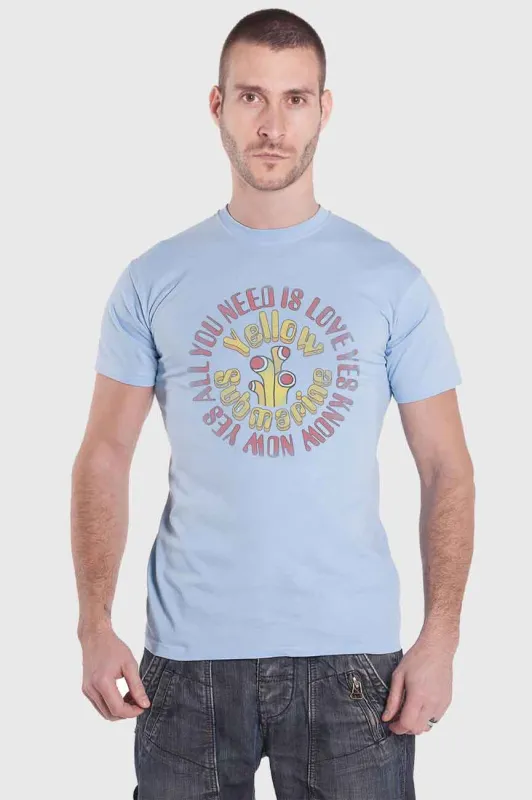 The Beatles Yellow Submarine AYNIL Circle T Shirt sold by Paradiso Clothing