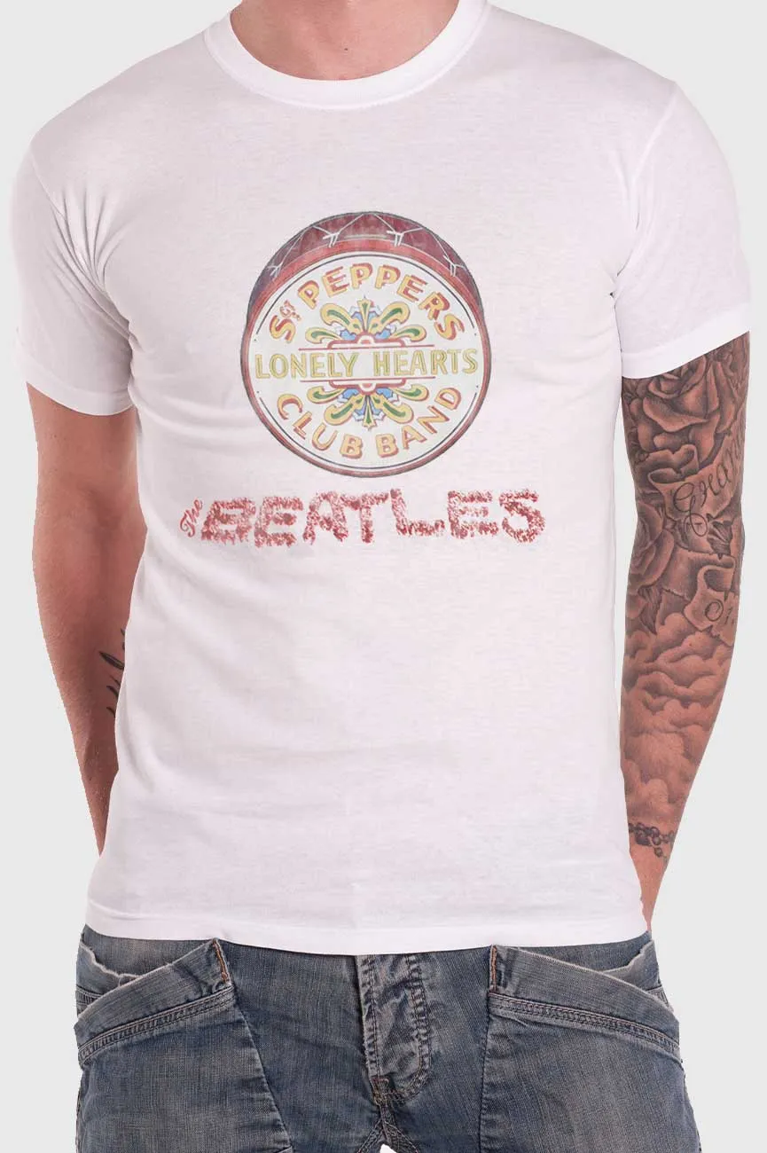 The Beatles Flowers Sgt Pepper T Shirt sold by Paradiso Clothing product image thumbnail 2