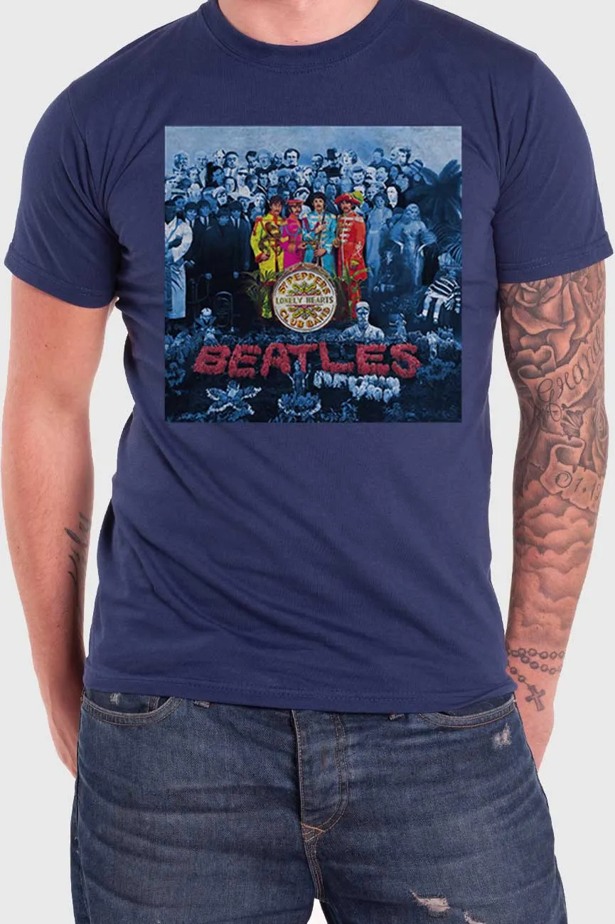 The Beatles Sgt Pepper Album Cover Tint Tee sold by Paradiso Clothing product image thumbnail 2