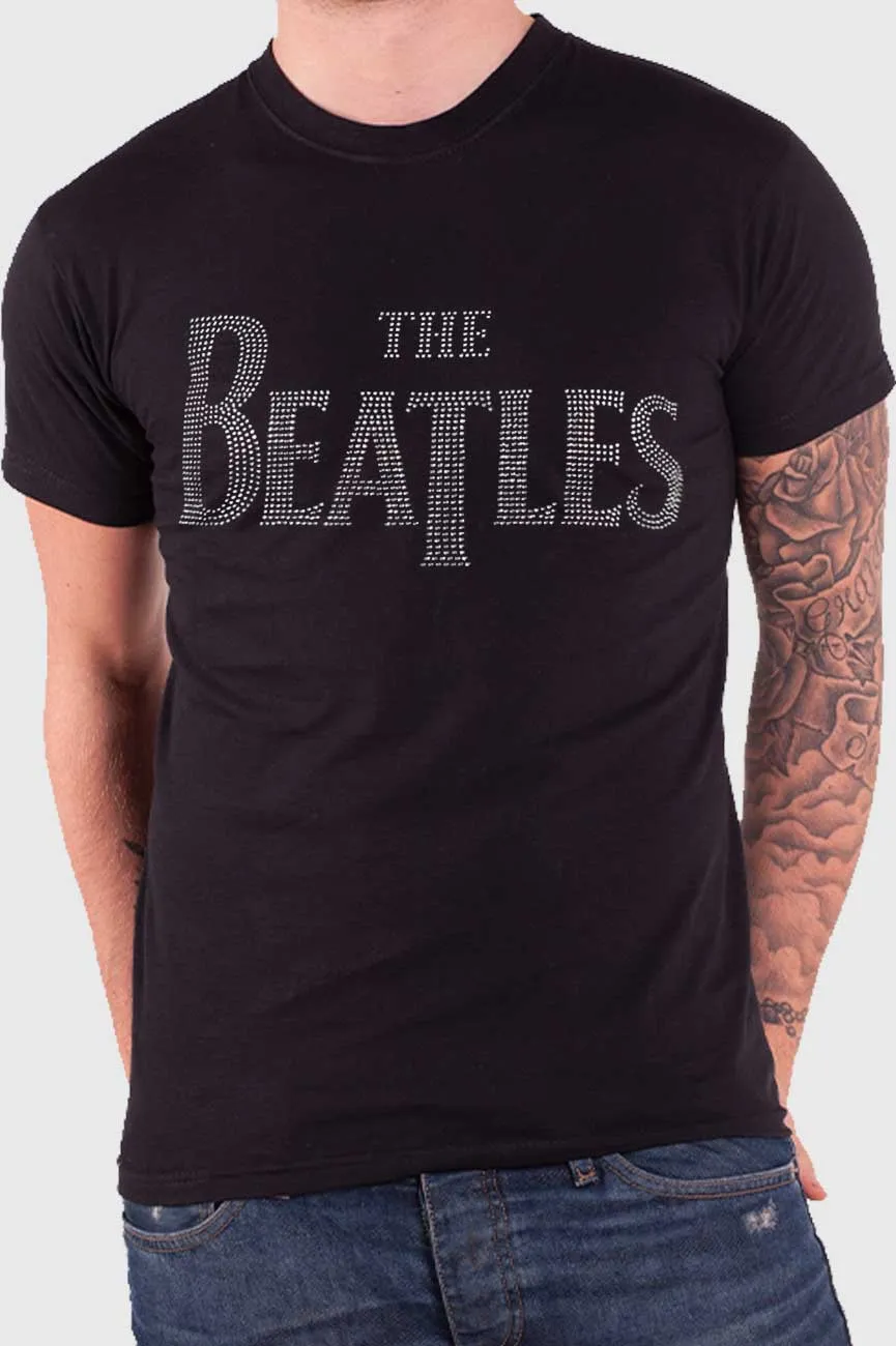 The Beatles Diamante Drop T Band Logo T Shirt sold by Paradiso Clothing product image thumbnail 2