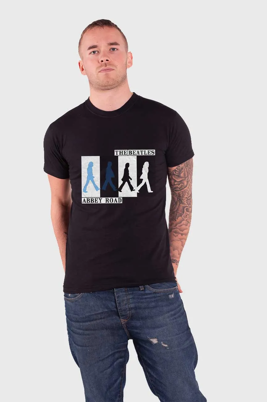The Beatles Abbey Road Colours Crossing T Shirt sold by Paradiso Clothing