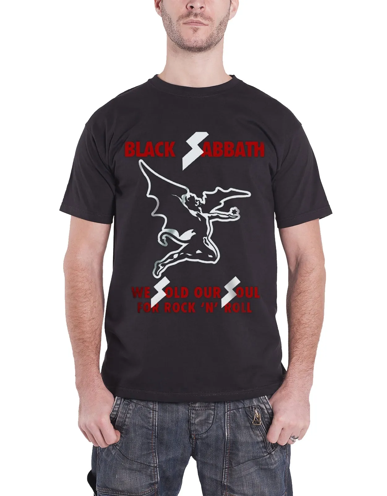 Black Sabbath Sold Our Soul Demon T Shirt sold by Paradiso Clothing