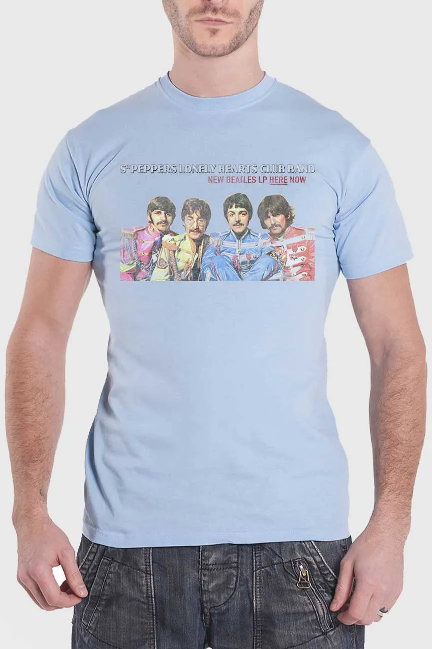 The Beatles Sgt Pepper Lonely Hearts LP Here Now T Shirt sold by Paradiso Clothing product image thumbnail 2