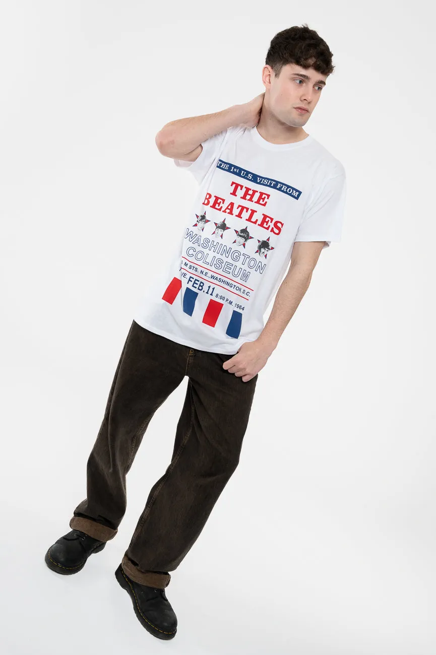 The Beatles Washington 64 Stars & Stripes T Shirt sold by Paradiso Clothing product image thumbnail 5