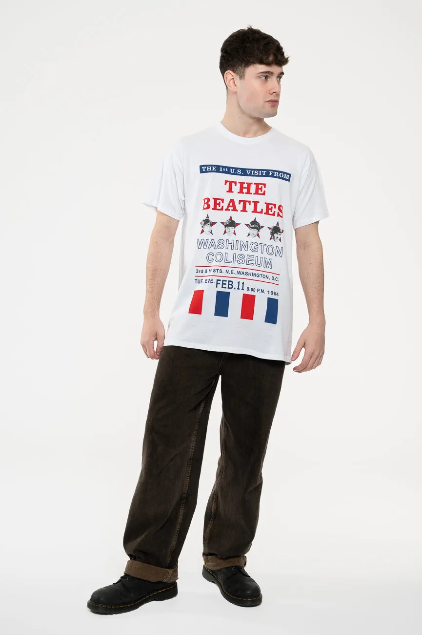 The Beatles Washington 64 Stars & Stripes T Shirt sold by Paradiso Clothing product image thumbnail 2