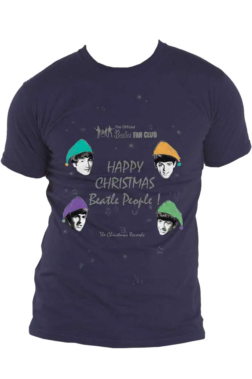The Beatles Happy Christmas Band Logo Tee sold by Paradiso Clothing product image thumbnail 4