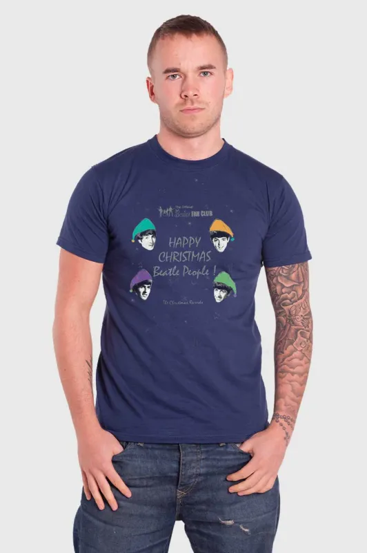 The Beatles Happy Christmas Band Logo Tee made by The Beatles