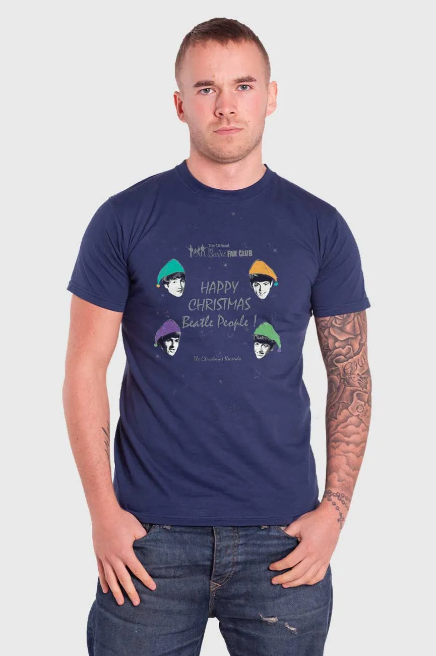 The Beatles Happy Christmas Band Logo Tee sold by Paradiso Clothing