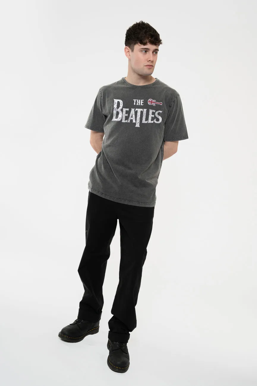 The Beatles Guitar And Drop T Logo Limited Edition 999 Only Premium Wash T Shirt sold by Paradiso Clothing product image thumbnail 5