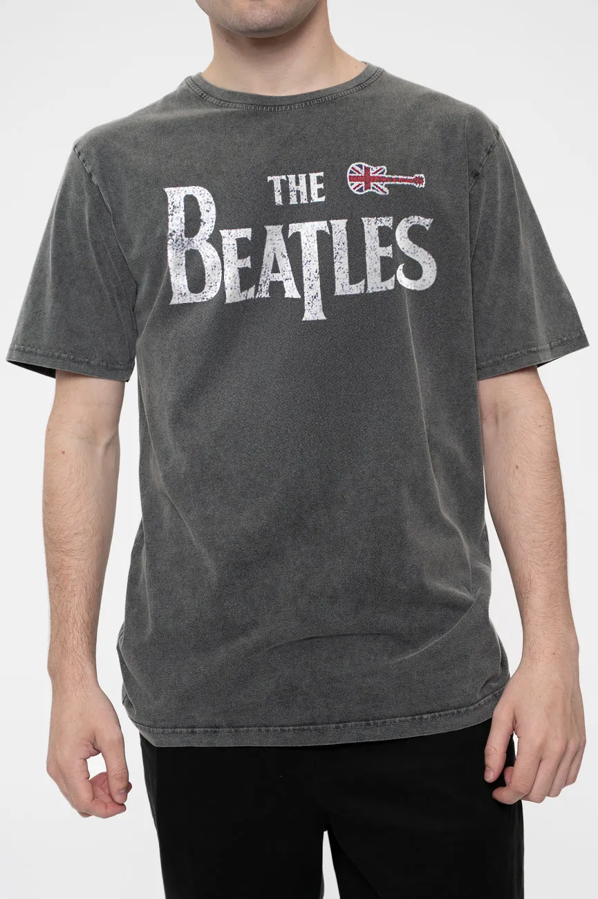 The Beatles Guitar And Drop T Logo Limited Edition 999 Only Premium Wash T Shirt sold by Paradiso Clothing product image thumbnail 3