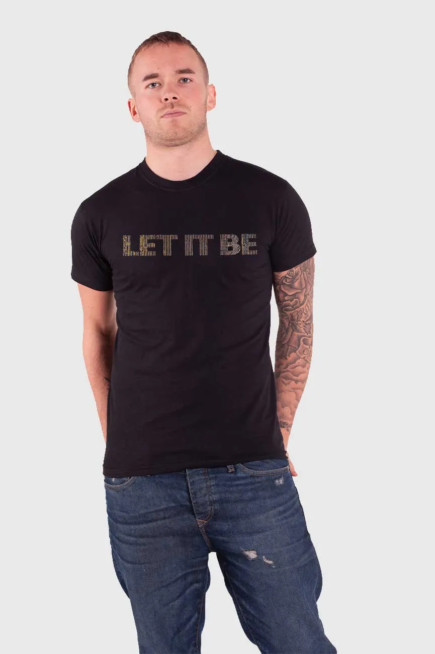 The Beatles Let It Be Diamante T Shirt sold by Paradiso Clothing