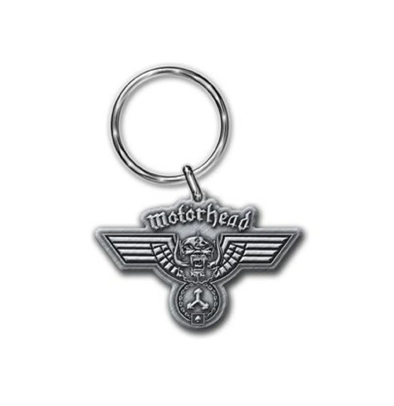 Motorhead Keyring Hammered Keychain sold by Paradiso Clothing