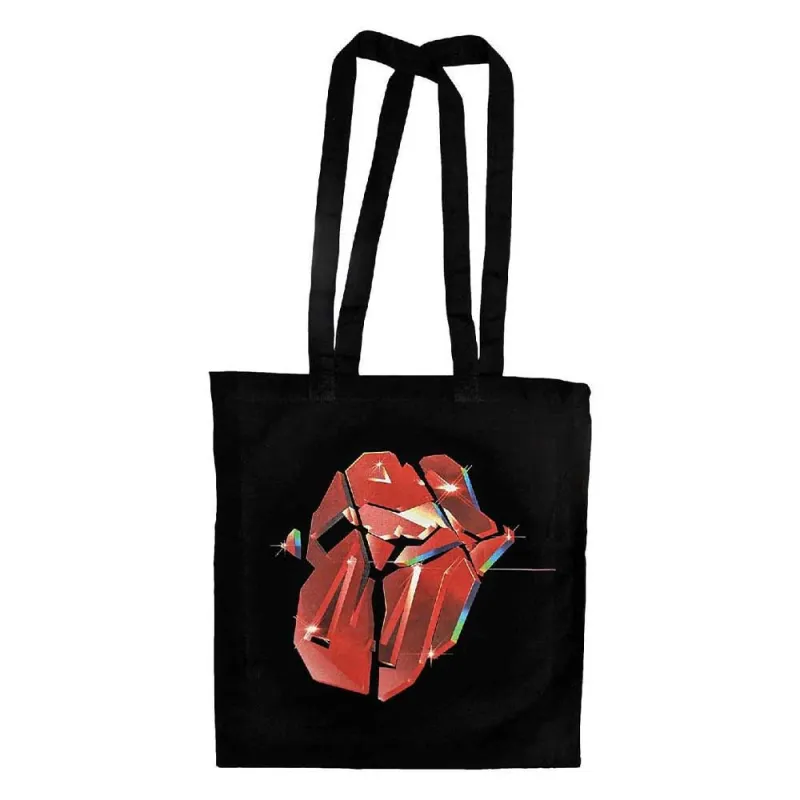 The Rolling Stones Hackney Diamonds Lick Tote Bag sold by Paradiso Clothing