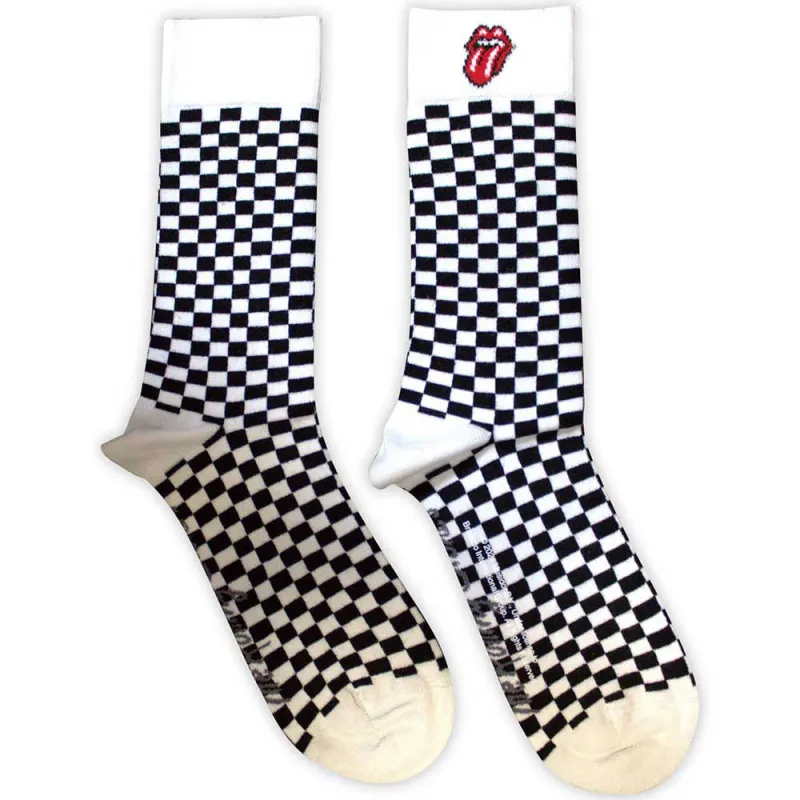 The Rolling Stones Check Ankle Socks sold by Paradiso Clothing