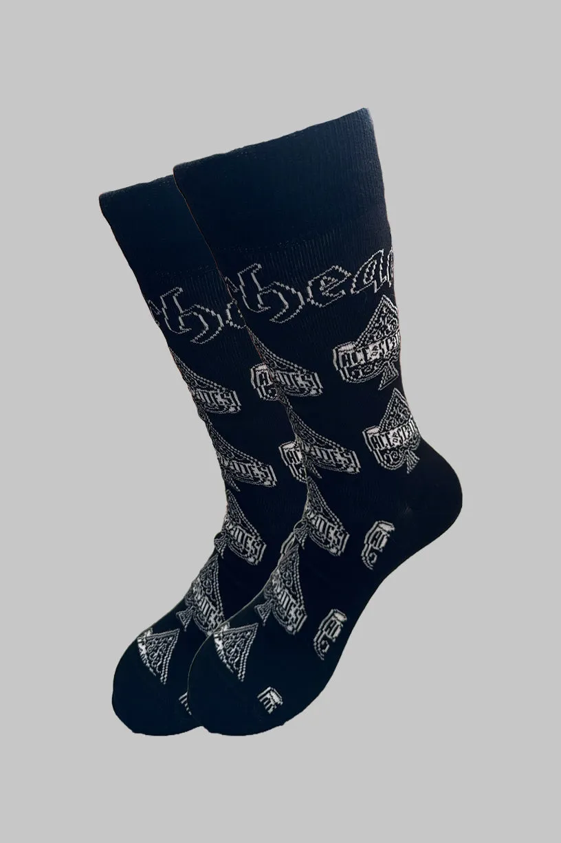 Motorhead Ace Of Spades Repeat Ankle Socks sold by Paradiso Clothing