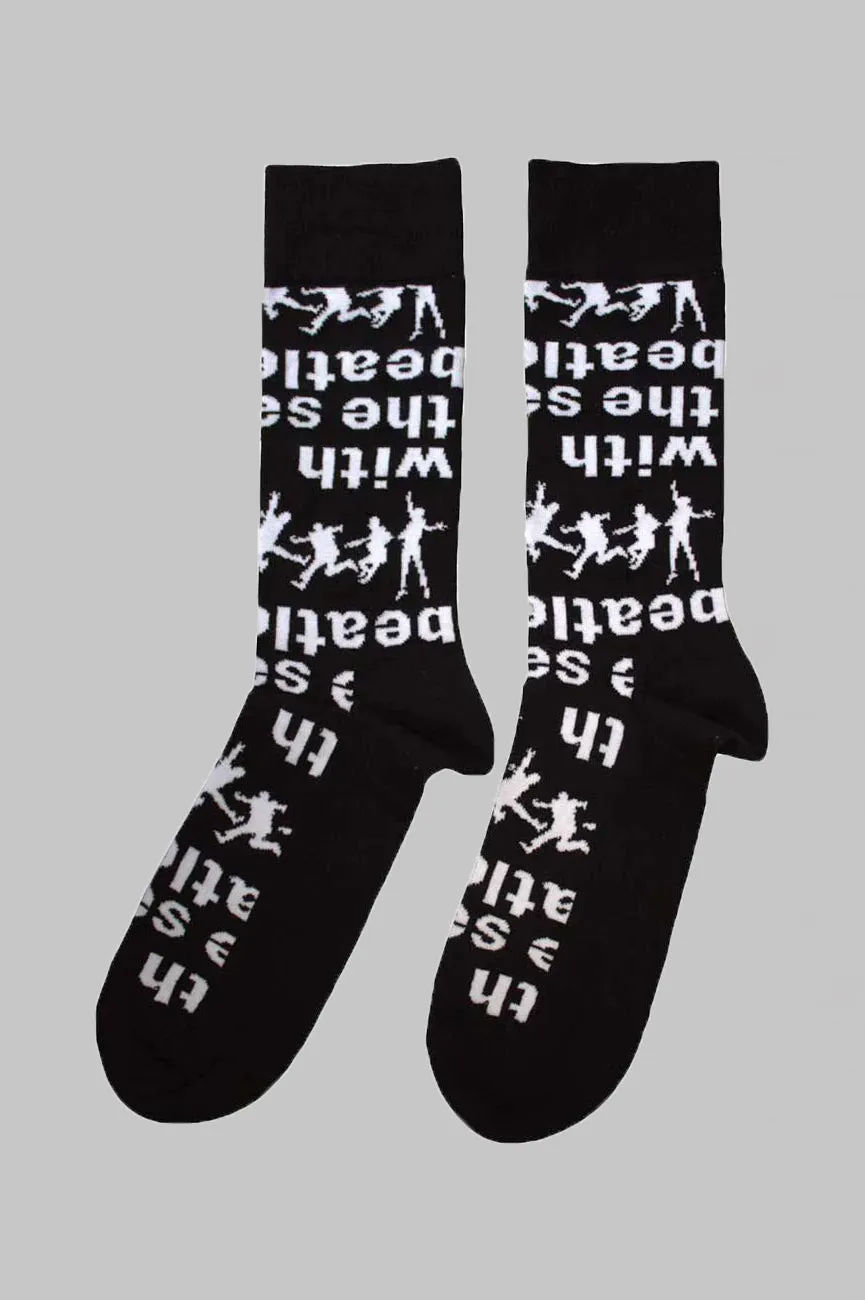 The Beatles With The Beatles Silhouettes Repeat Ankle Socks sold by Paradiso Clothing product image thumbnail 2