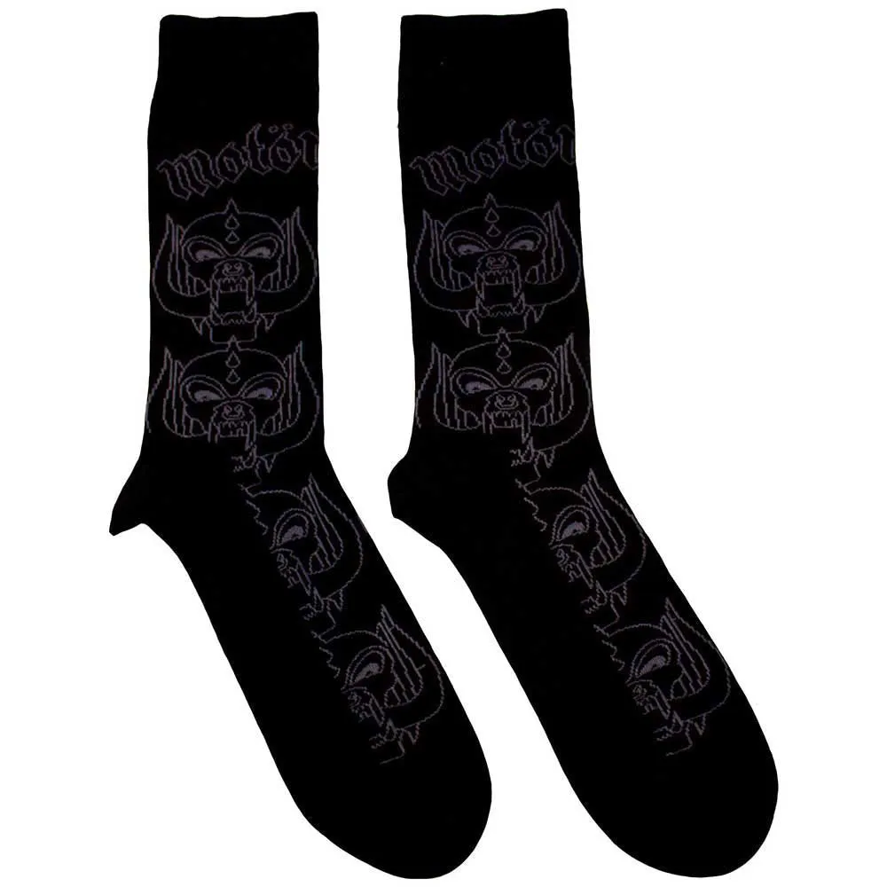 Motorhead Warpig Outlines Ankle Socks sold by Paradiso Clothing