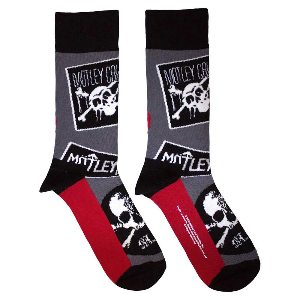Motley Crue Band Logo Ankle Socks sold by Paradiso Clothing