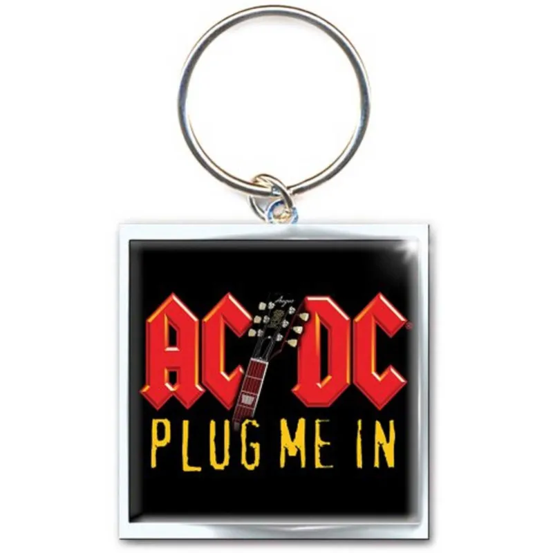 AC/DC Keyring Plug Me In Keychain sold by Paradiso Clothing