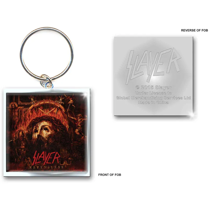 Slayer Keyring Repentless Band Logo Keychain sold by Paradiso Clothing