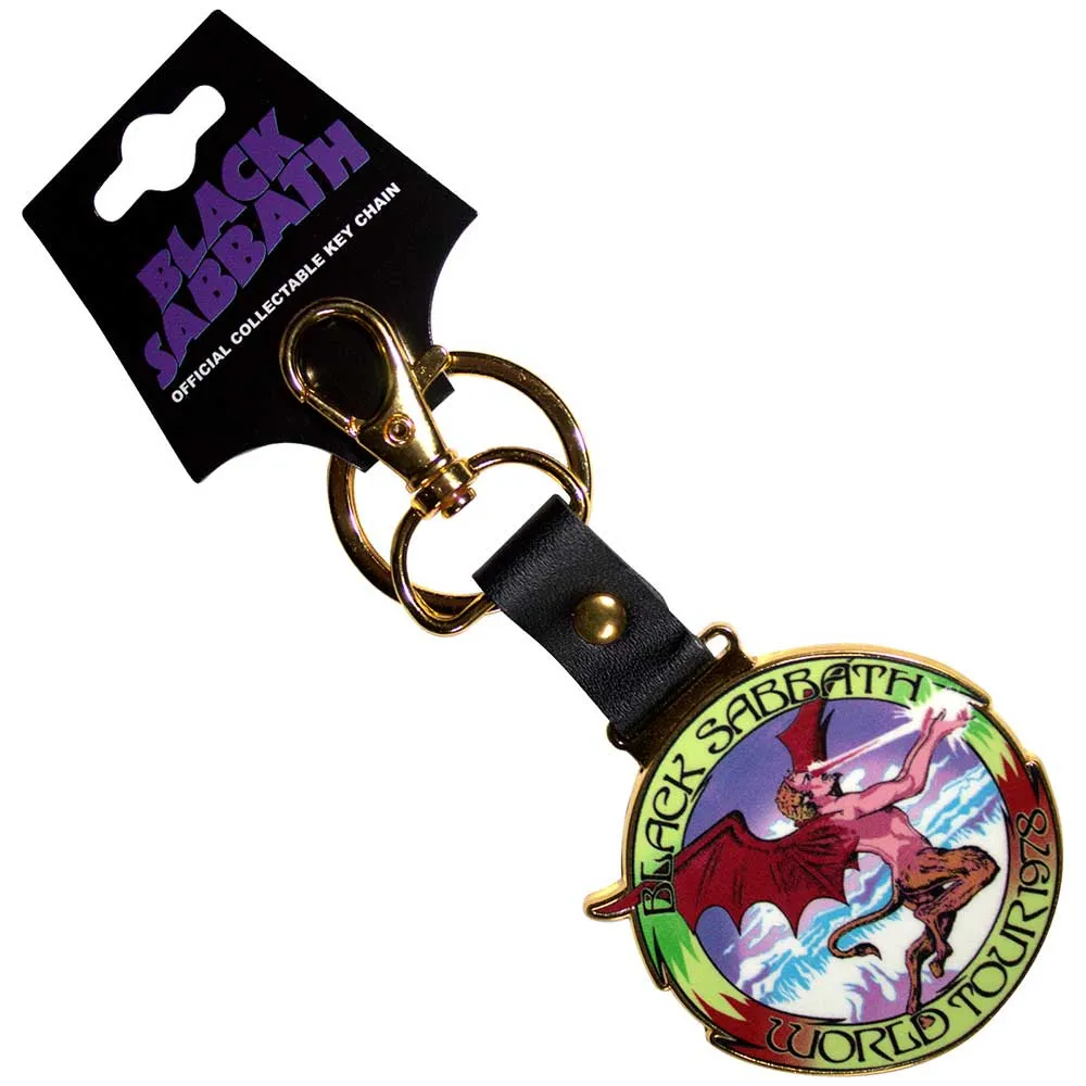 Black Sabbath World Tour 1978 Keyring Keychain sold by Paradiso Clothing product image thumbnail 2