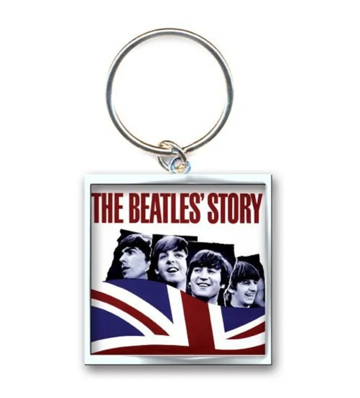 The Beatles Keyring Story Photo Print Keychain sold by Paradiso Clothing