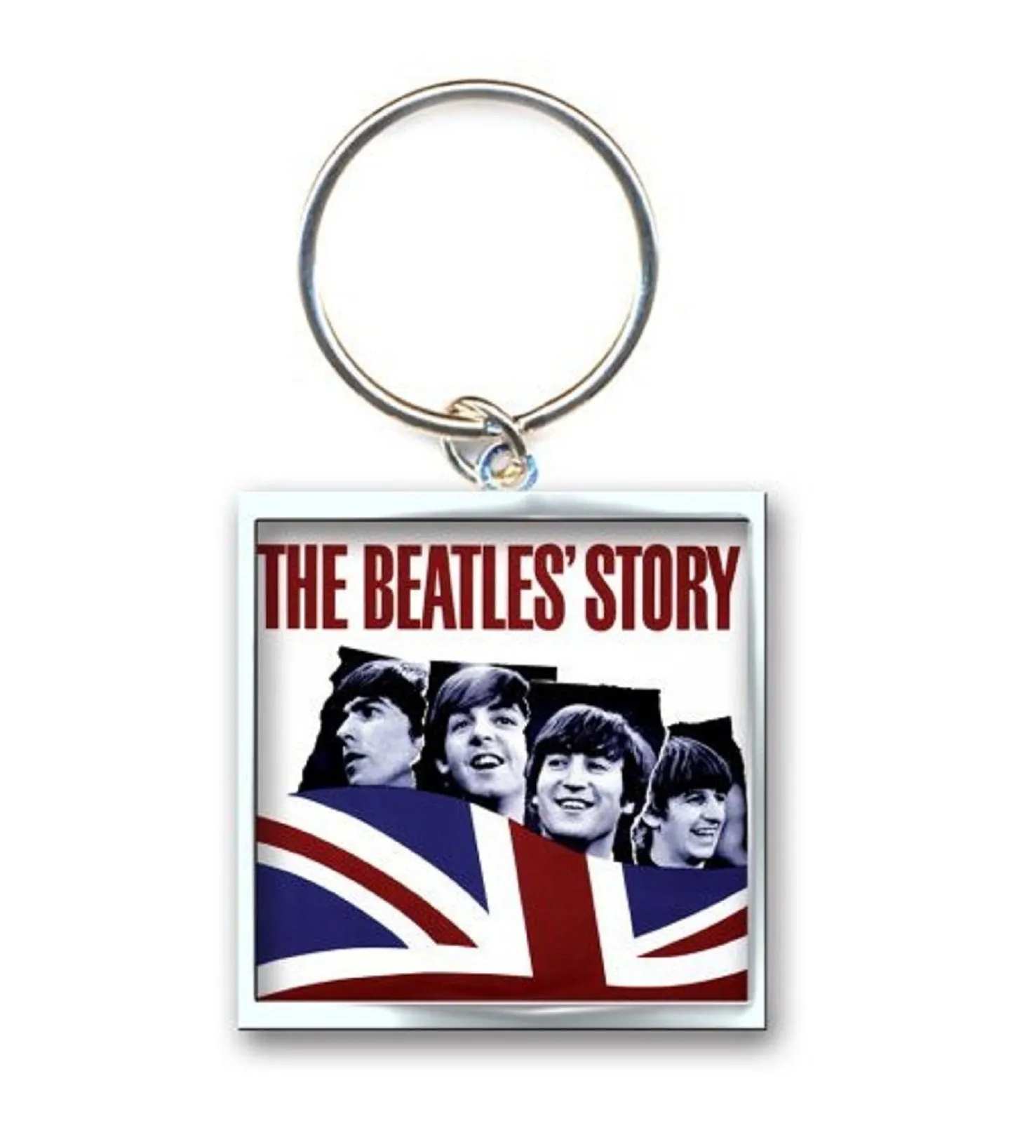 The Beatles Keyring Story Photo Print Keychain sold by Paradiso Clothing