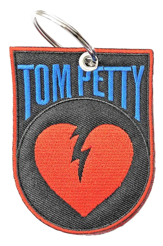 Tom Petty Keyring Heart Break Patch Keychain sold by Paradiso Clothing