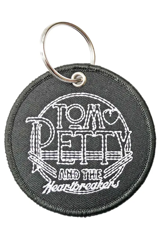 Tom Petty Keyring Circle Logo Patch Keychain made by Paradiso Clothing