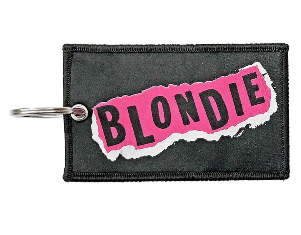 Blondie Keyring Punk Band Logo Patch Keychain made by Paradiso Clothing