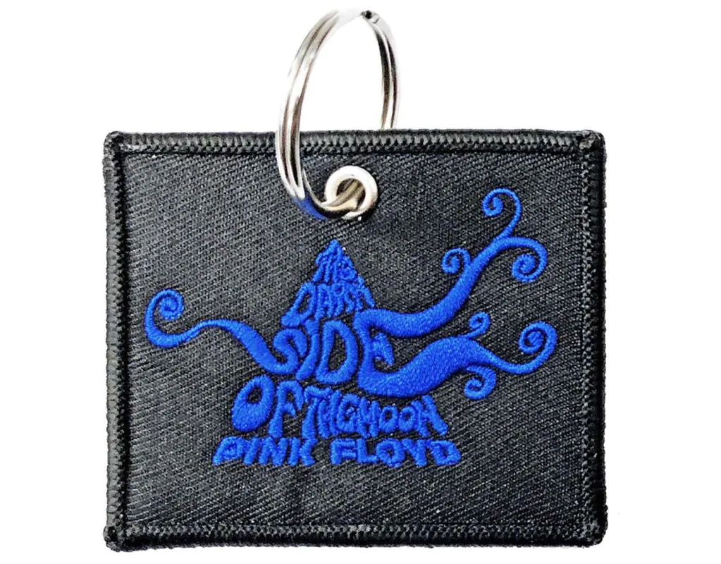 Pink Floyd Keyring Dark Side Of The Moon Swirl Patch Keychain sold by Paradiso Clothing