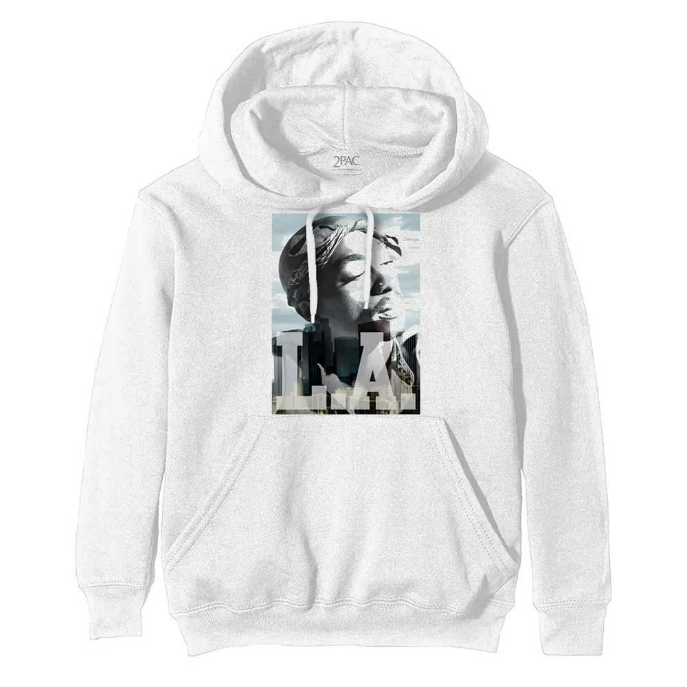 Tupac LA Skyline Hoodie sold by Paradiso Clothing