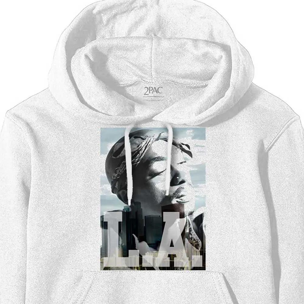 Tupac LA Skyline Hoodie sold by Paradiso Clothing product image thumbnail 2