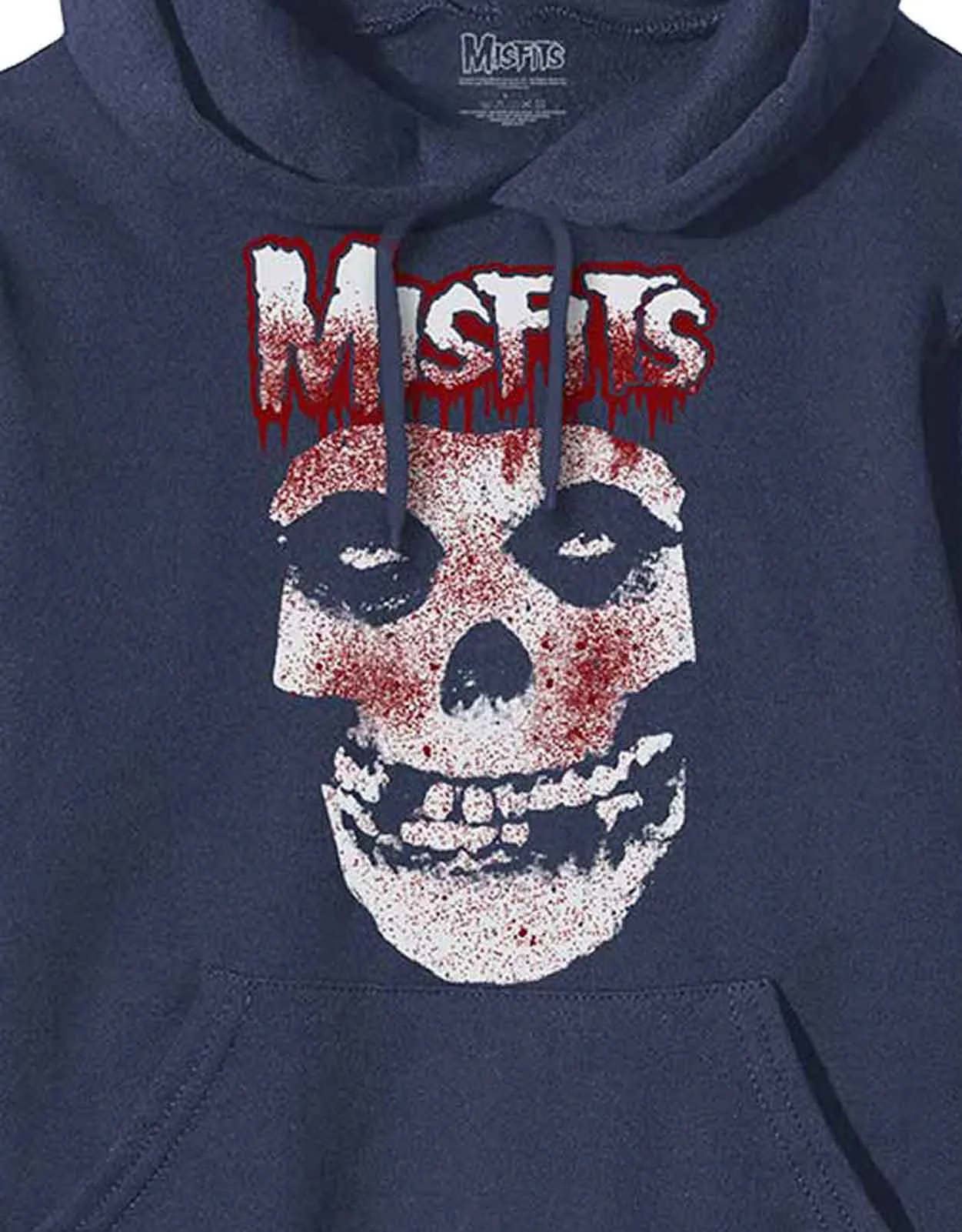 Misfits Blood Drip Skull Hoodie sold by Paradiso Clothing product image thumbnail 2