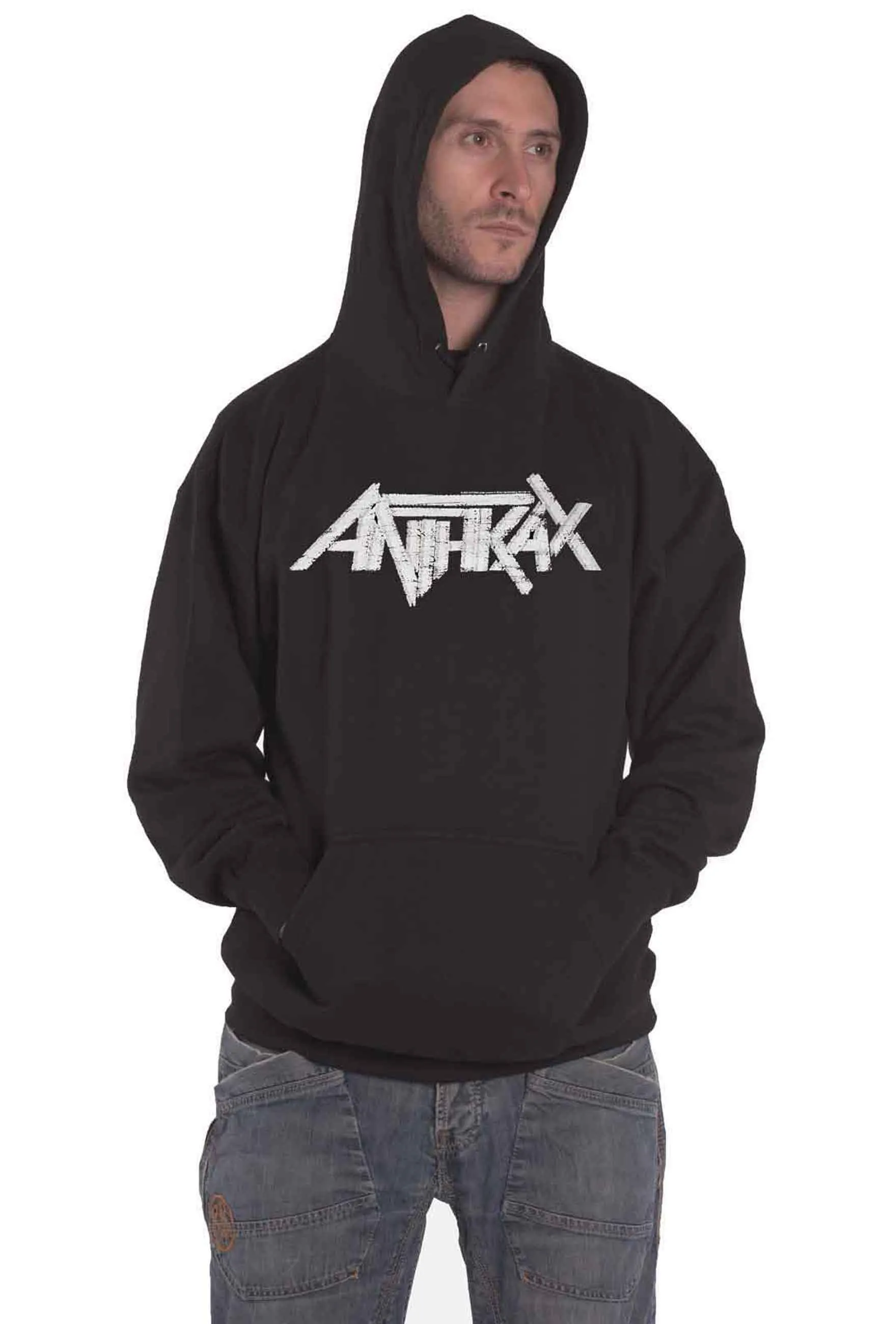 Anthrax Band Logo Hoodie sold by Paradiso Clothing
