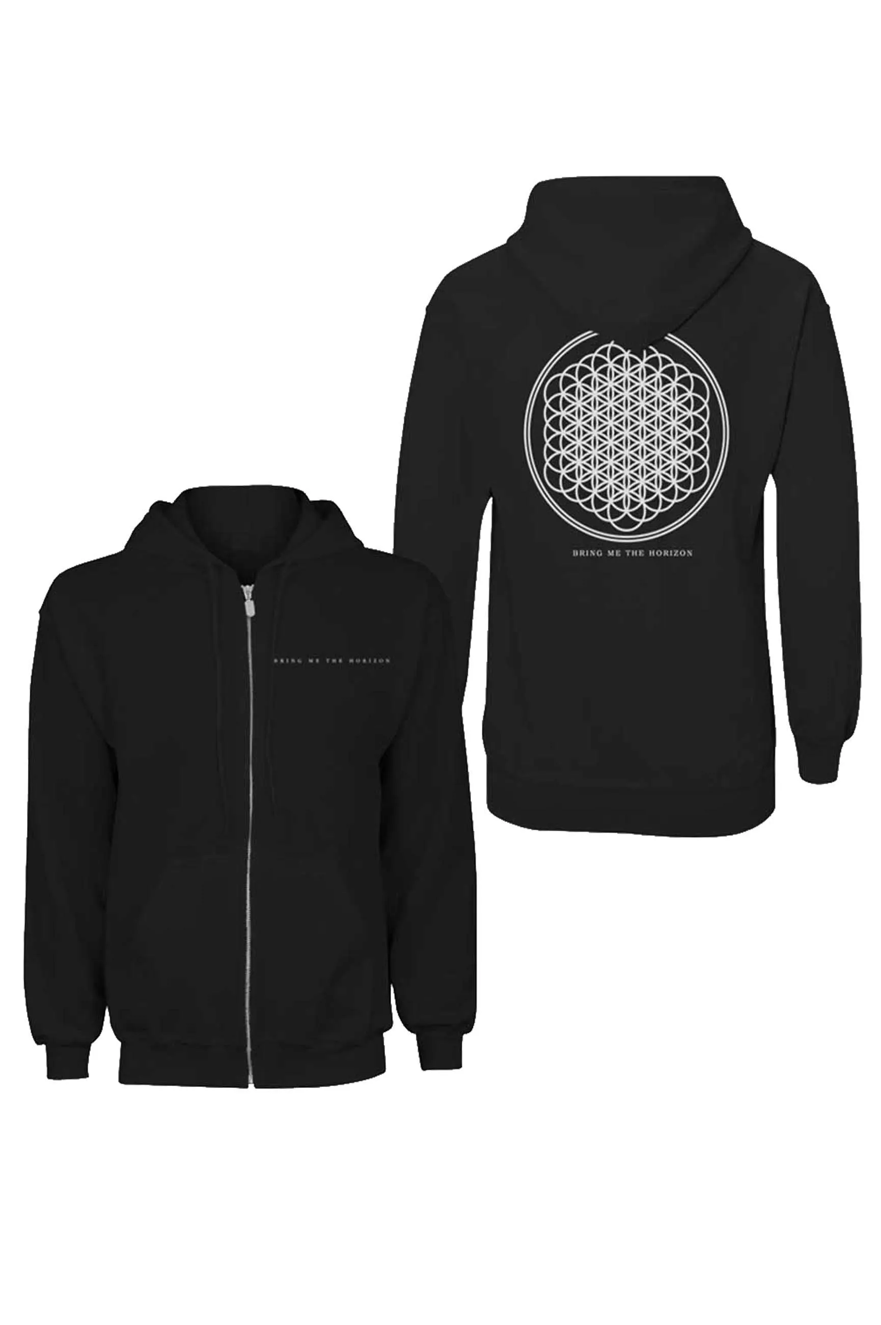 Bring Me The Horizon Flower of Life Hoodie sold by Paradiso Clothing