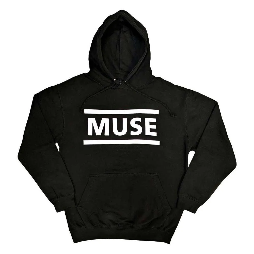 Muse White Band Logo Pullover Hoodie sold by Paradiso Clothing