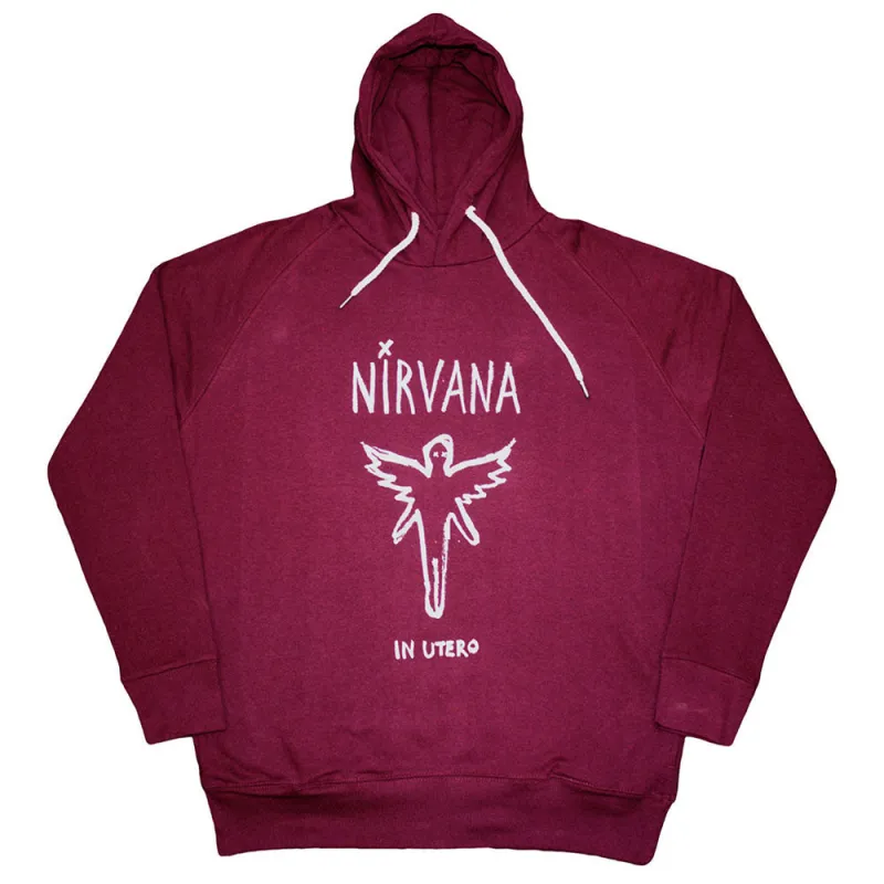 Nirvana In Utero Outline Pullover Hoodie sold by Paradiso Clothing