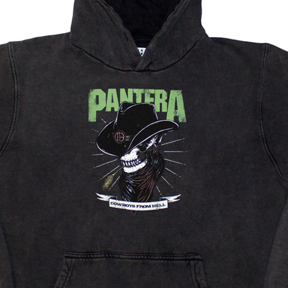 Pantera Skeleton Cowboy Pullover Stone Wash Hoodie sold by Paradiso Clothing product image thumbnail 2