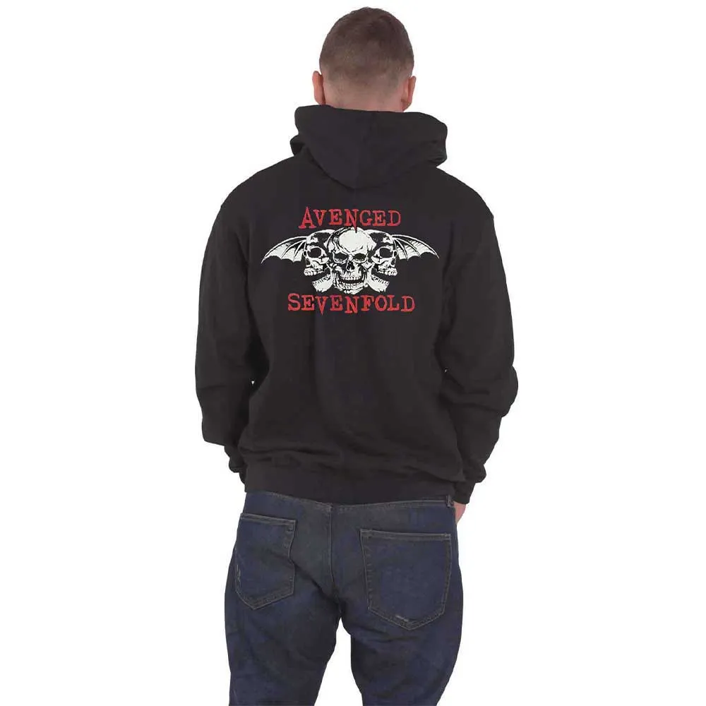 Avenged Sevenfold Dead Head Zipped Hoodie sold by Paradiso Clothing product image thumbnail 2