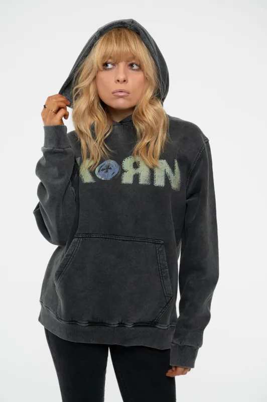 Korn Doll Issues Pullover Stone Wash Hoodie made by Paradiso Clothing