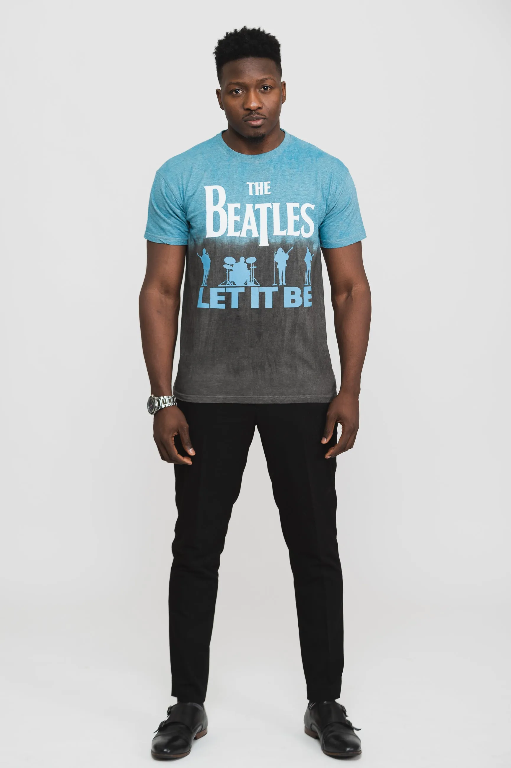 The Beatles Let It Be Split Dip Dye Tee sold by Paradiso Clothing product image thumbnail 2