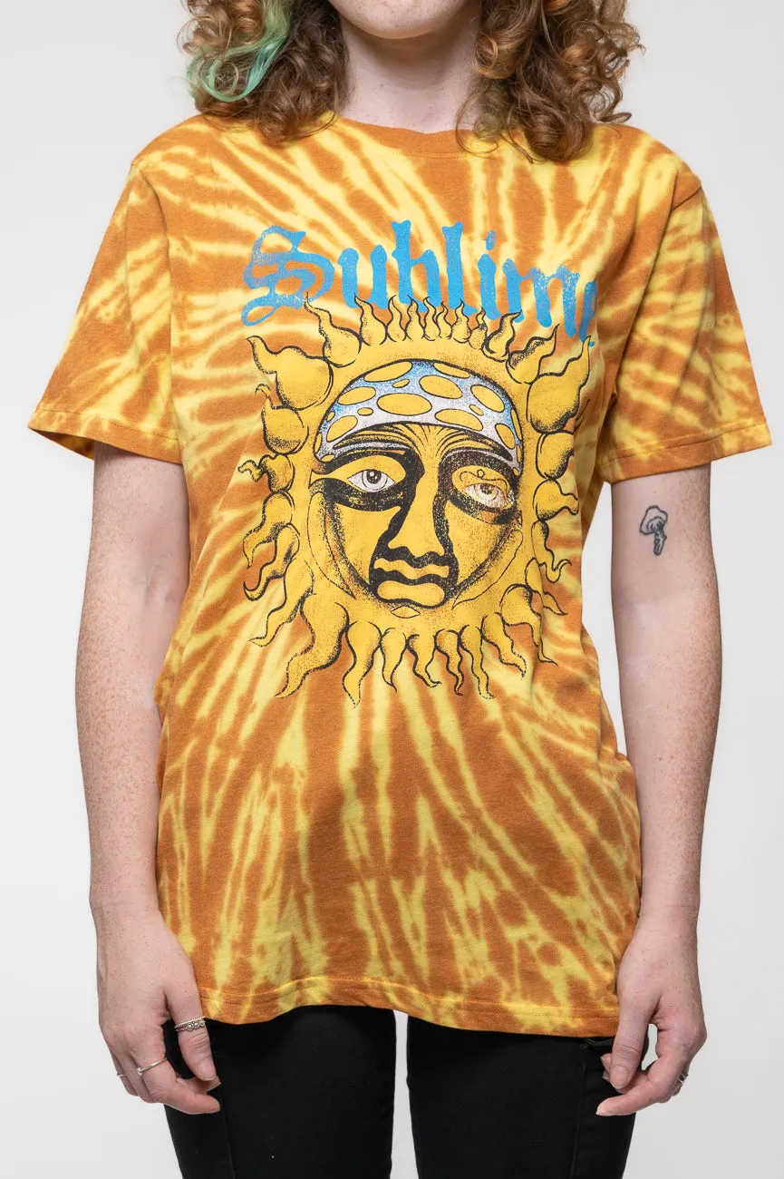 Sublime Sun Face Tie Dye T Shirt sold by Paradiso Clothing product image thumbnail 3