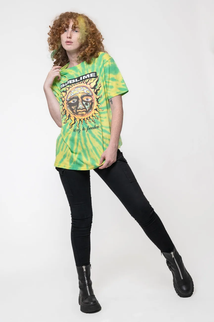 Sublime 40oz To Freedom Dip Dye T Shirt sold by Paradiso Clothing product image thumbnail 5