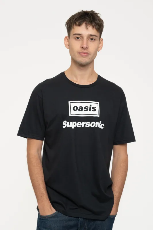 Oasis Supersonic Title T Shirt sold by Paradiso Clothing
