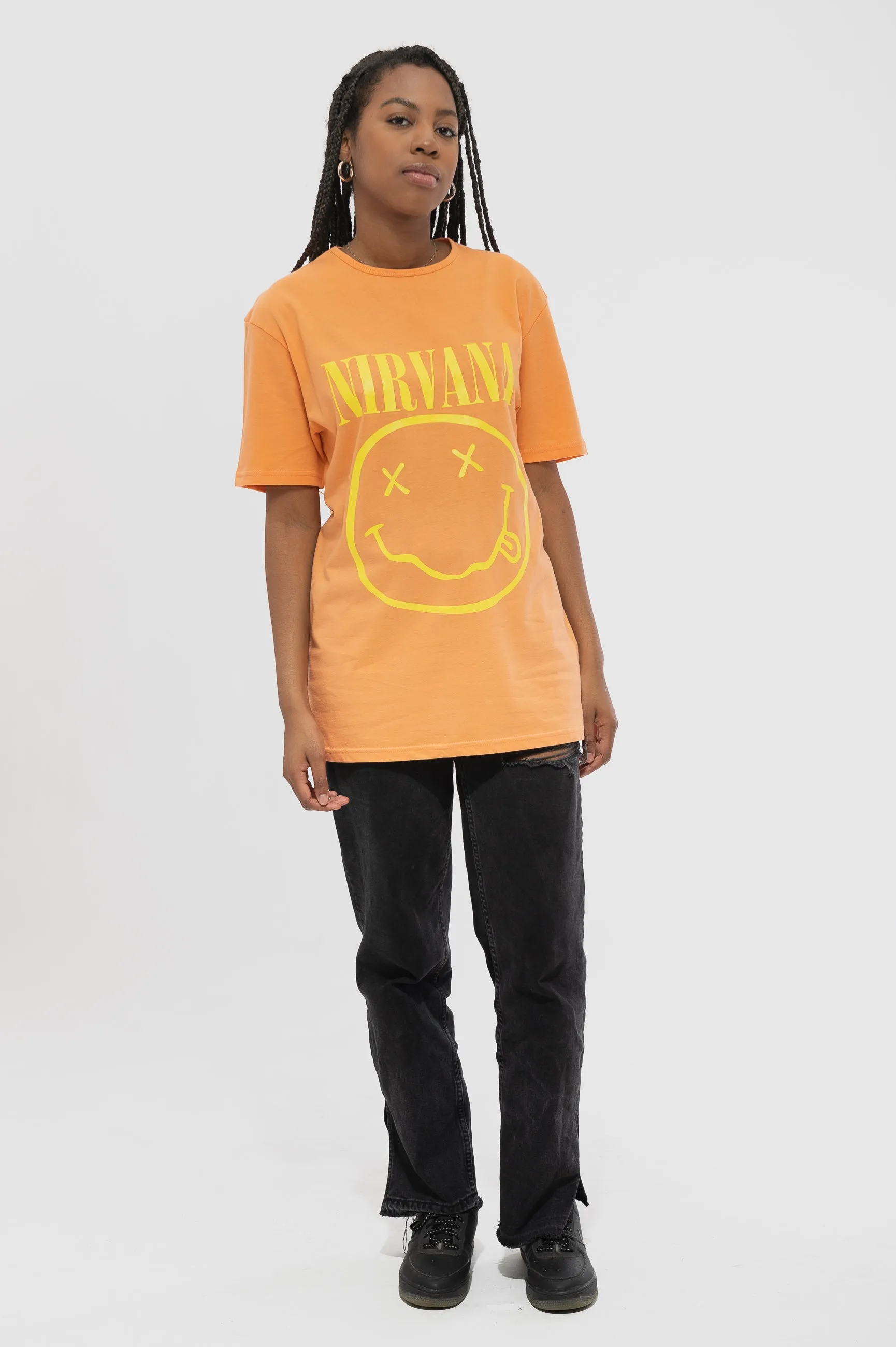 Nirvana Yellow Grunge Smile T Shirt sold by Paradiso Clothing product image thumbnail 2
