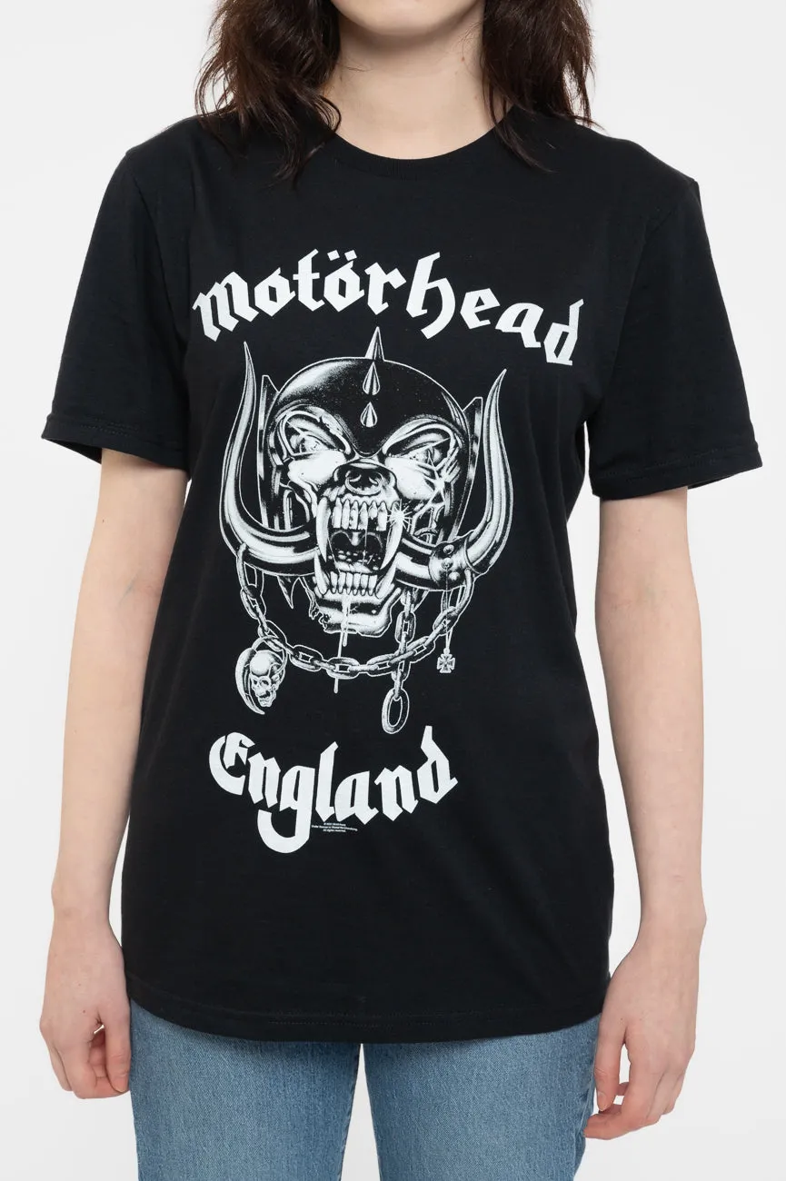 Motorhead England Tee sold by Paradiso Clothing product image thumbnail 3