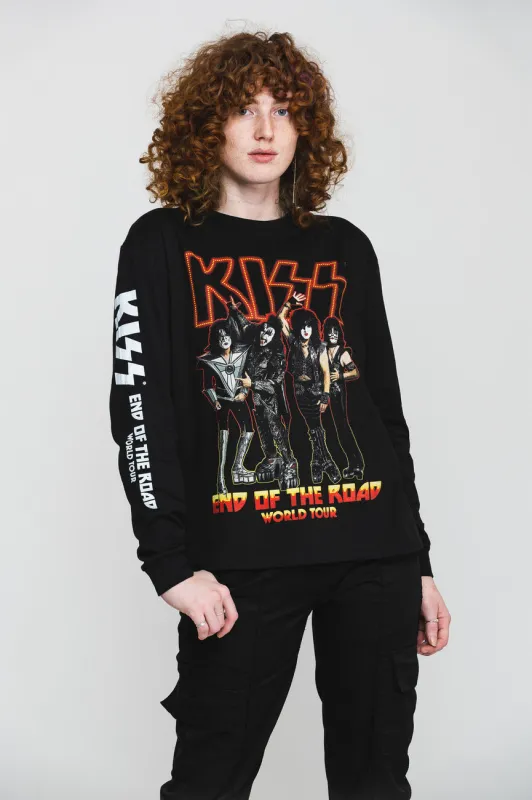 KISS End Of The Road Tour Long Sleeve made by Kiss